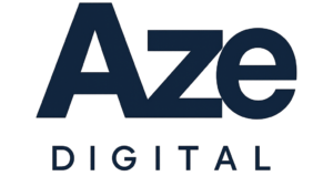 logo azul aze